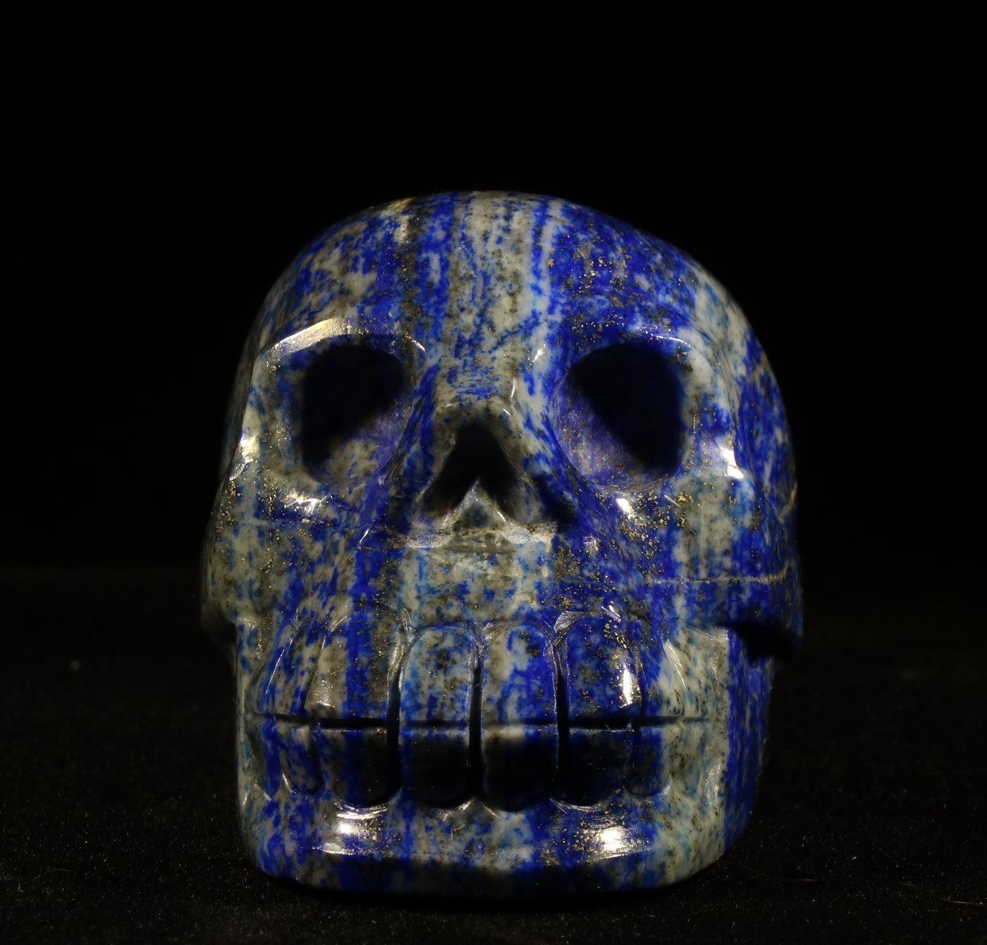 1195 Lapis Lazuli Skull 208g 3in x 2.55in