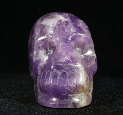 1203 Amethyst Skull 160g 2in x 2.5in