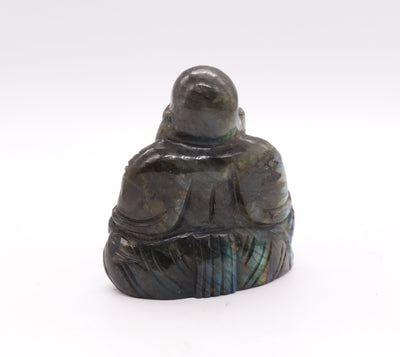 1239 Labradorite Buddha 169g 3in x 2.25in