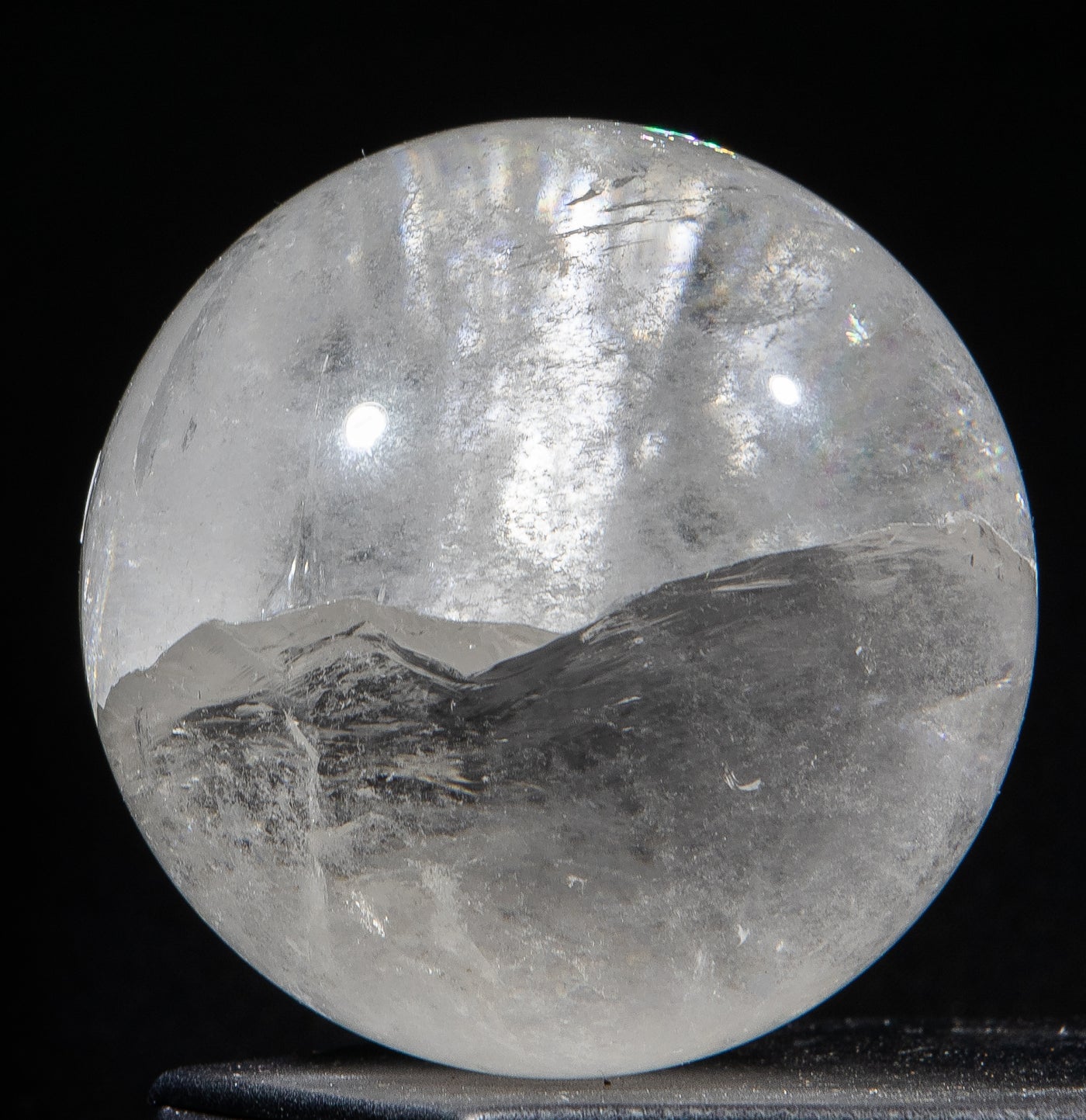 215 Quartz Sphere 469 g 2.5x9in