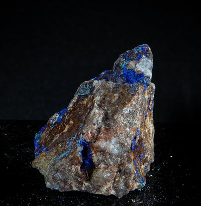 491 Azurite Malachite On Quartz 70 g 2 x 1.6 in