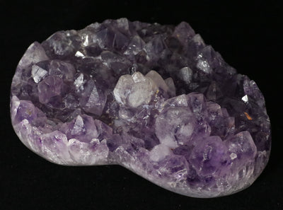 628 Amethyst Heart with Icy Calcite 1.8LB 1.5IN X 6IN