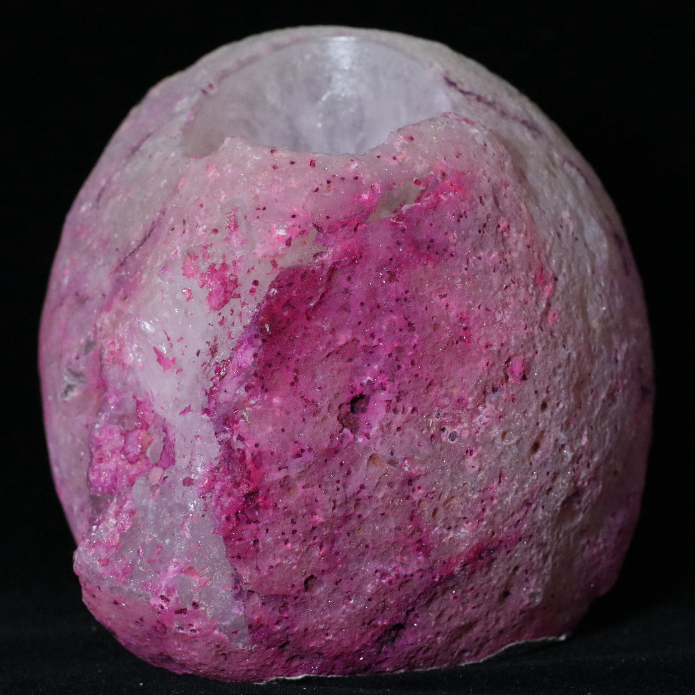 634 Geode Candle Holder 1.5LB 3IN X 4IN