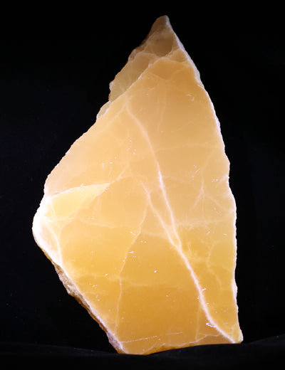 728 Orange Calcite Slab 2.8LB 10 X 5.5IN