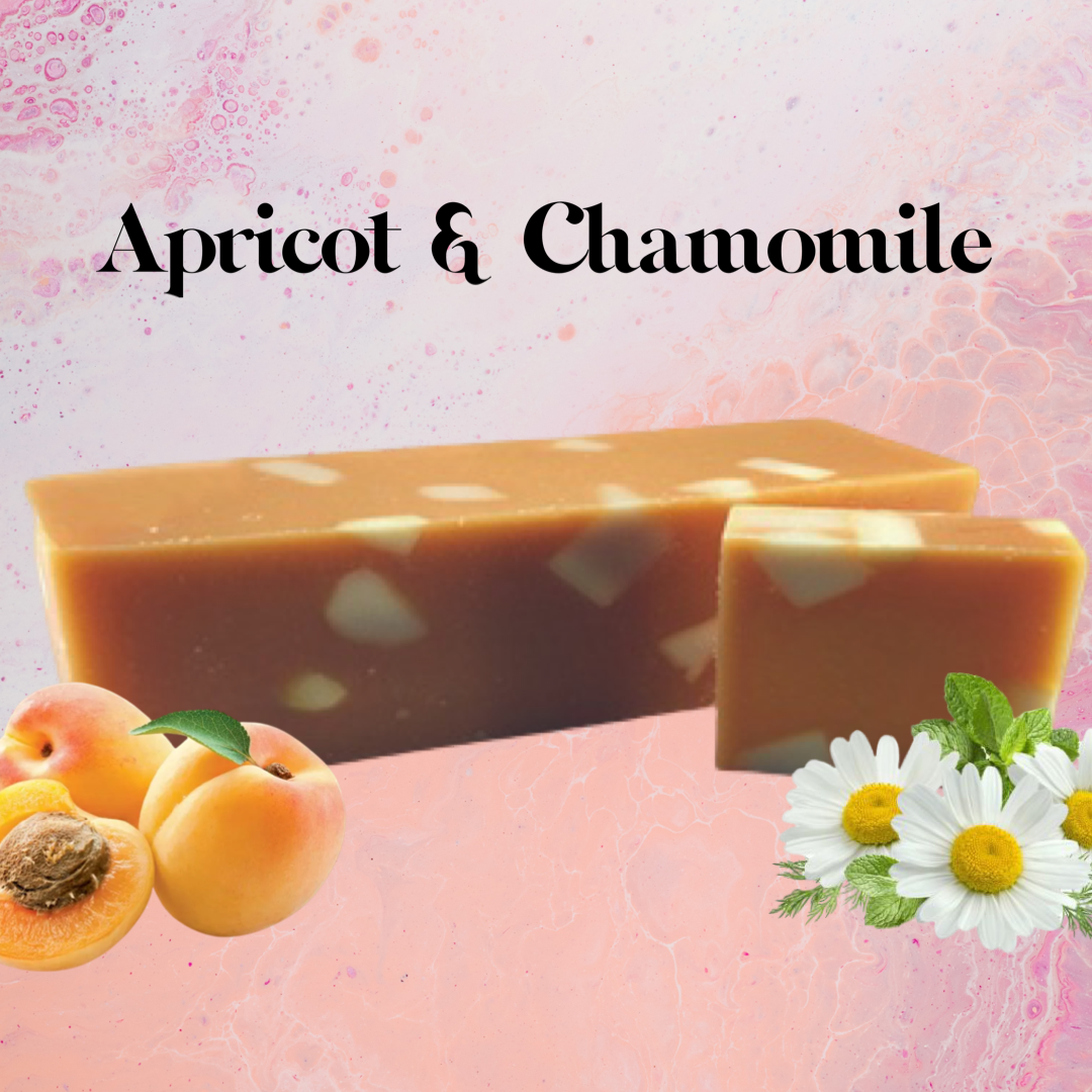 Apricot Chamomile Cold Process Soap Bar