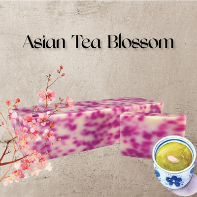 Asian Tea Blossom Cold Process Soap Bar
