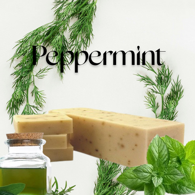 Peppermint Cold Process Soap Bar