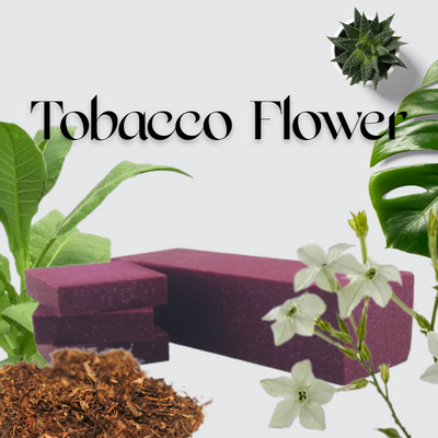 Tobacco Flowers Scrub Cold Process Soap Bar